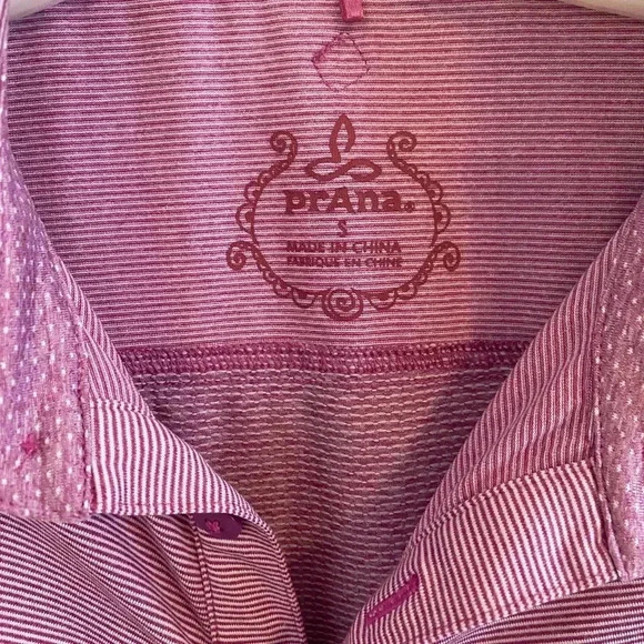 Prana Kinley Striped Short Sleeve Polo Shirt Dress - Picture 6 of 10